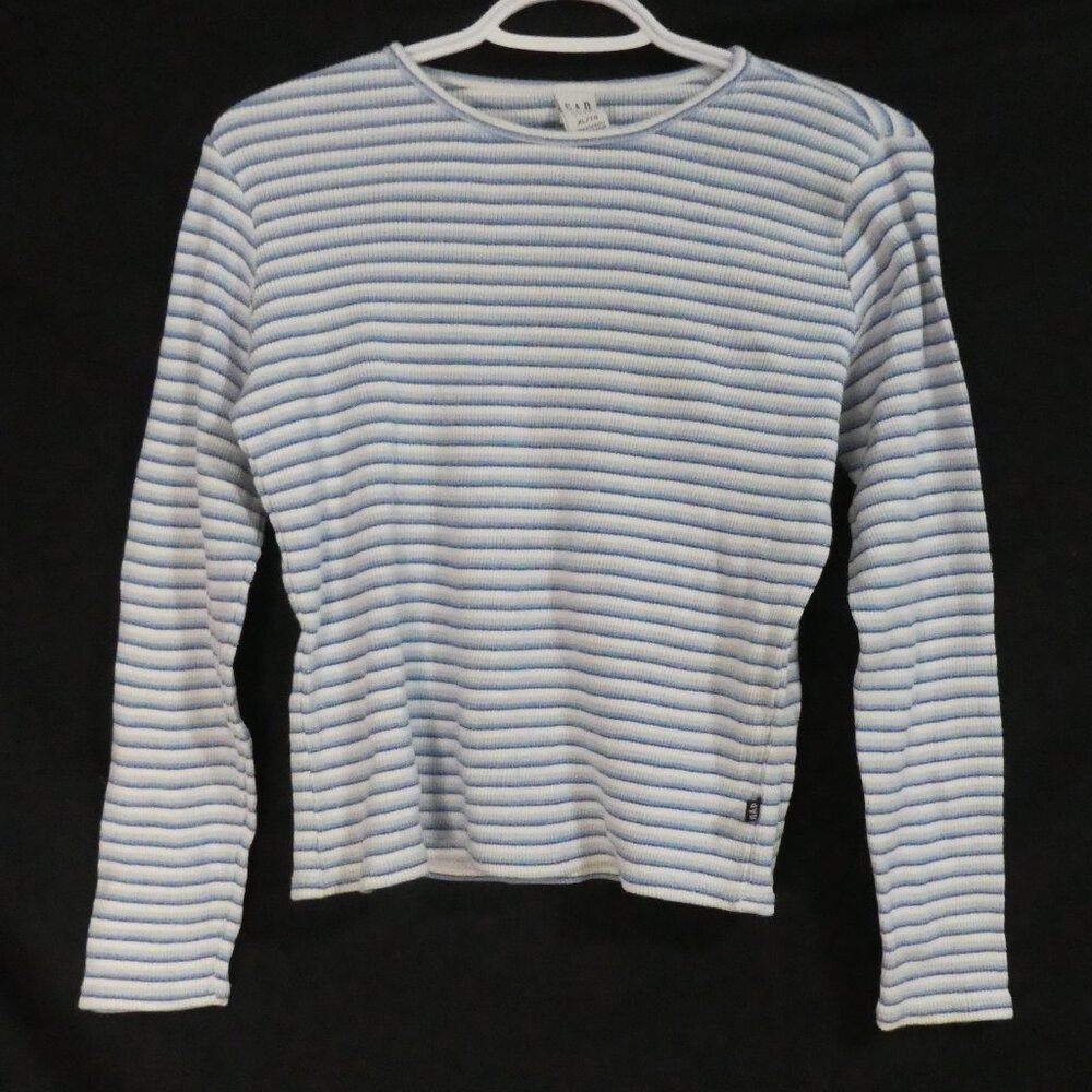 GAP - Factory Store | XL - extra large | Blue and White Striped Long Sleeve Top